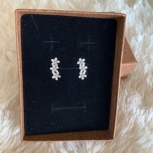 925 Sterling Silver Flower Earrings—LAST ONE